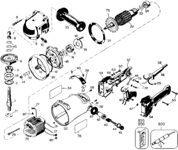 Part Location Diagram of 36390-00 Black and Decker WASHER